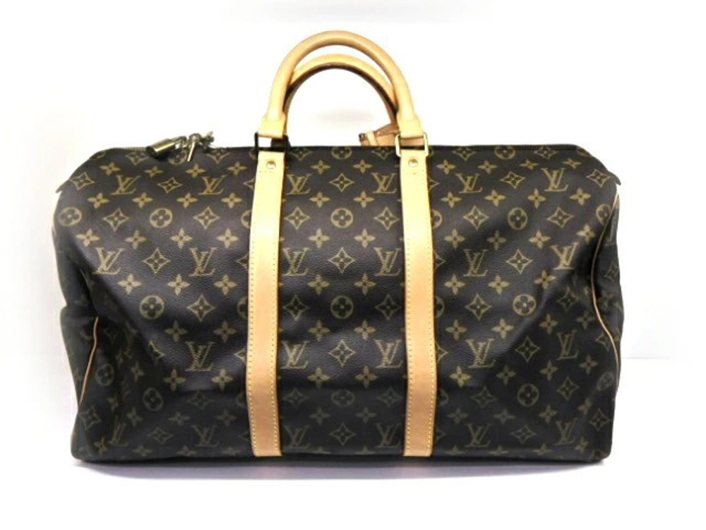 LOUIS VUITTON Keepall Boston Bag Monogram
